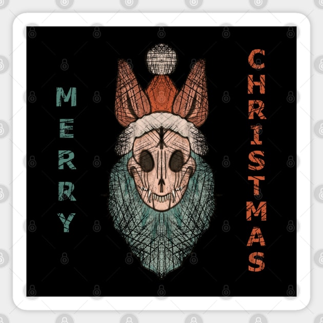 Creepy Christmas bunny Sticker by Mimie20